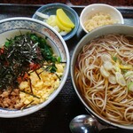 Minato Kamimura - 鶏そぼろ3色丼