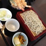 手打ちそば 青々庵 - 天丼もりそばセット