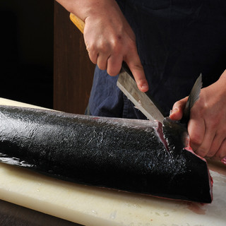 Carefully selected Kyoto vegetables and market, fresh fish directly from the farm