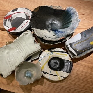 陶芸家の一点物の器にこだわる