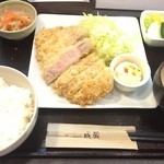 上ロースかつ定食¥1500