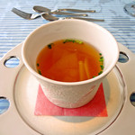レストラン シーホース - ¥1,680ランチ/かぶの和風スープ