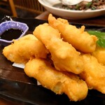 Yaima Kateiryourisatsuki - 魚とイカの天ぷら