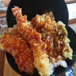 茶屋おがまち - 九頭竜舞茸丼膳の丼