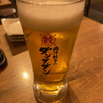 肉汁餃子のダンダダン - 生ビール