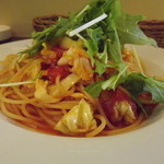 cafe 晴 Ronee - 「パスタランチＡ」のパスタアップ