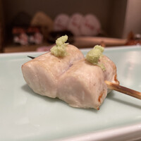 鳥匠 いし井 - さび焼き(ささみの山葵載せ)(熊本県産天草大王) 