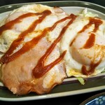 Okonomiyaki Oshokujidokoro Nonki - 意外と、ハムエッグ好きです(●´ϖ`●)