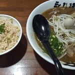 永斗麺 - さんまラーメンとミニ丼
