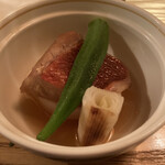 神楽坂 坂の花 - 煮物　金目鯛と旬菜の煮物