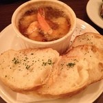 リゾットカレースタンダード - 海老のガーリックオイル煮￥５００