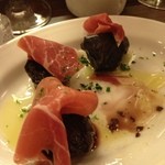 リゾットカレースタンダード - ナスのバルサミコマリネ生ハムのせ￥５００