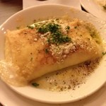 リゾットカレースタンダード - たっぷりきのことチーズのクレープ包み焼￥５００