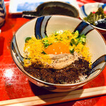 草喰 なかひがし - ✽ YCTKG（山芋、カラスミ入りたまごかけご飯）オプション1,100円です。
