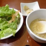 上海酒家 岳 - スープとサラダ付き