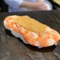 立喰 鮨となり - 屋久島の車海老で唐子づくり