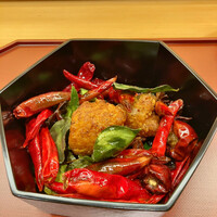 美会 - オコゼの唐揚げ