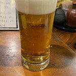 白雪 - ドリンク写真:生ビール サッポロ黒ラベル(600円)