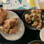 Chuukashokudou Seiten Taisei - とりの唐揚げ・ミノの唐揚げ