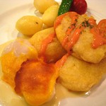 ＴＨＥ ＯＲＣＨＡＲＤ - ['09/06]帆立貝のチーズ焼きとスズキのフリット