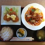 Resutoran Sampou - 日替わりランチ
                        ドリンク付