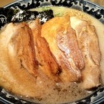 麺屋○竹 - 背脂醤油・チャーシュー増量