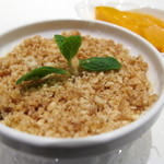 四川飯店 - 杏露酒のブリュレ