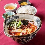 宮崎料理 万作 - 辛麵御膳