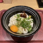 Nidaime Jimpachi - 伊勢うどん卵のせ（550円）