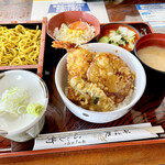 ふじ竹 - 天丼の定食900円