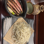 Soba Sakana Sake Sarazan - 鴨ざる