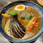 カレー処 ニューチェック - 鶏野菜(とりとやさいのカレー)(辛さlevel､250)