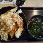 有馬うどん - 天丼セット790円