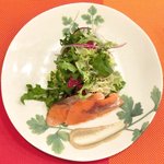 アフェット - <'13/02/06撮影>Ｂランチ 1200円 のスモークサーモンのサラダ仕立て
