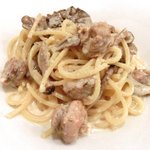 アフェット - <'13/02/06撮影>Ｂランチ 1200円 の自家製ソーセージときのこのクリームソース