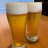 いい日とん勝 - ドリンク写真:生ビールで乾杯
