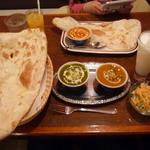 インドレストランラスミ - お子様セットと、2種のカレーランチセット