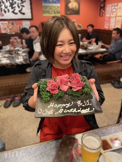 Yakiniku Yamaoka - おめでとうの薔薇の花束
                        肉バラです。
                        