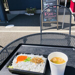 魚匠 鈴栄 - 釜あげしらす丼（税込500円）