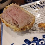 とんかつ 王龍 - 牛かつ