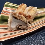 日本料理FUJI - 玉取茸、ドンコの揚げ物