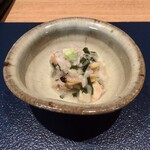 日本料理FUJI - アサリとワカメの飯蒸し