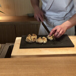 日本料理FUJI - 玉取茸、ドンコの揚げ物