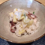 日本料理FUJI - 筍と野蒜(のびる)・水蛸のご飯