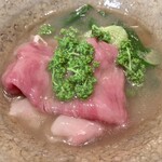 日本料理FUJI - 花山椒と黒毛和牛のしゃぶしゃぶ