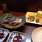 おおはま - 〆鯖半分炙り