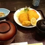 浜忠 - ミックスフライ定食