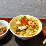 灼味噌らーめん 八堂八 - おまかせ飯 500円