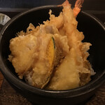 天ぷら 割烹 昌 - 上大海老石焼き天丼