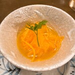 山中湖 和食 和み - 箸休め(人参とデコポンの酢の物)